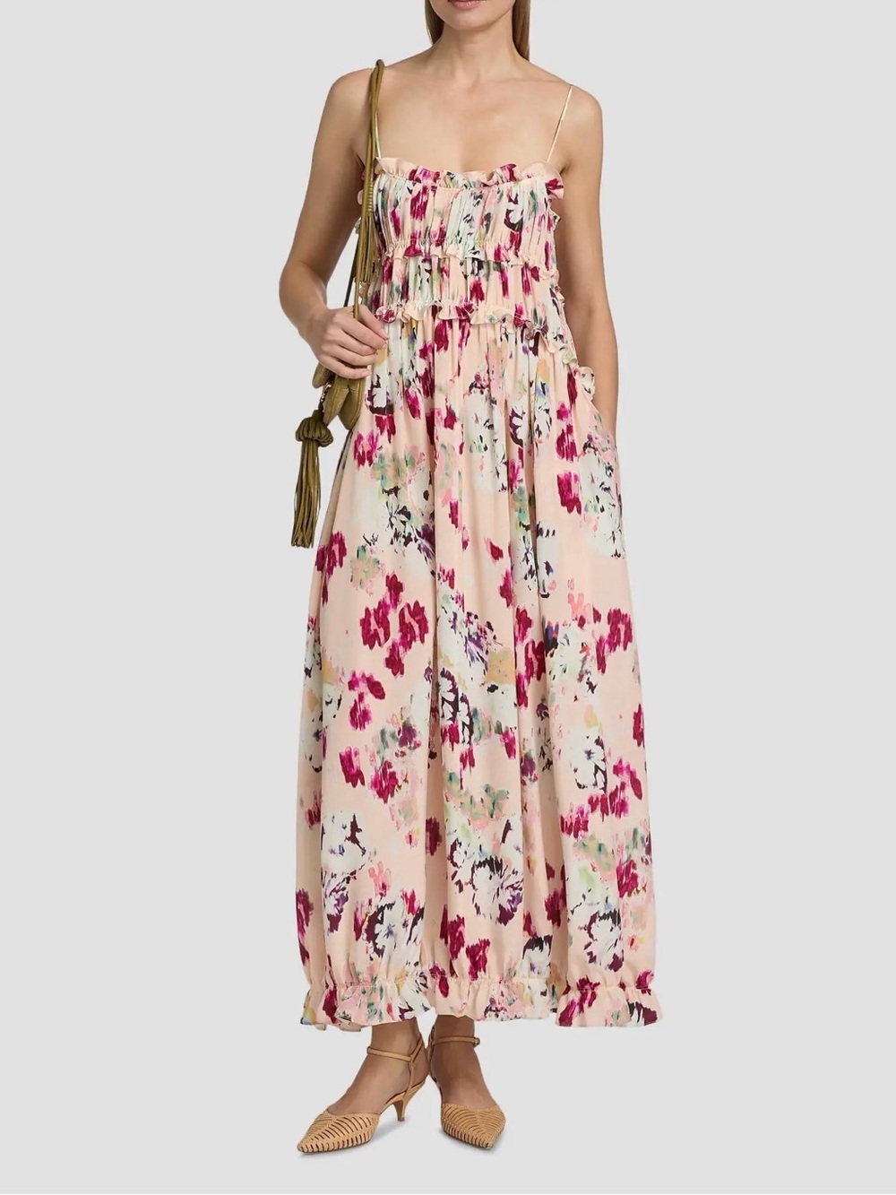 NWT Ulla Johnson clove floral Maxi dress